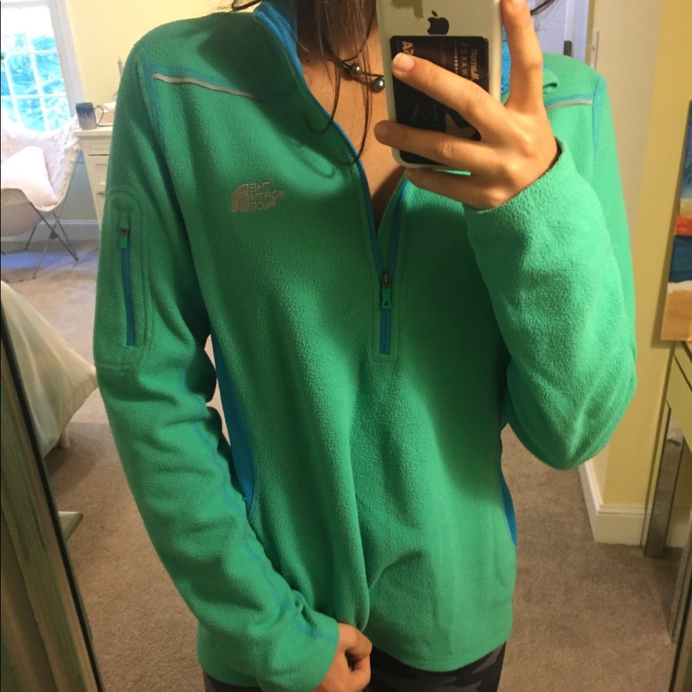 comfortable quarter zip fleece